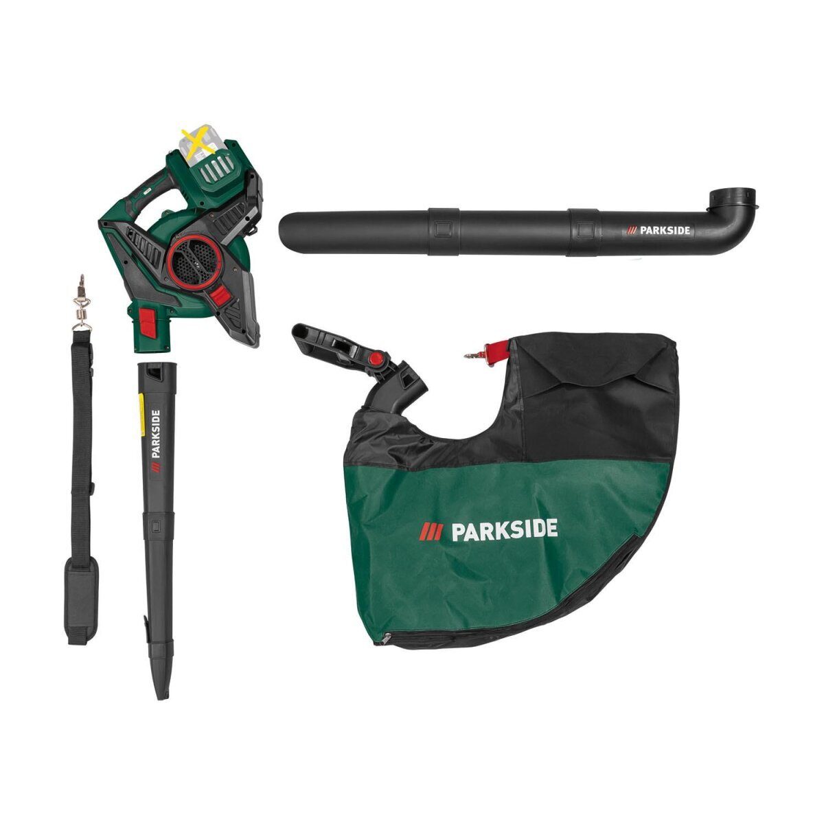 PARKSIDE® Akku Laubsauger / -Bläser »PLSA 40-Li C2«, ohne Akku und Ladegerät