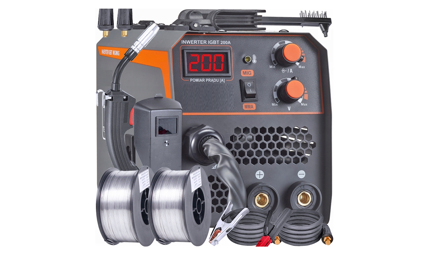 Welding machine workshop MIG MAG FLUX MMA complete set
