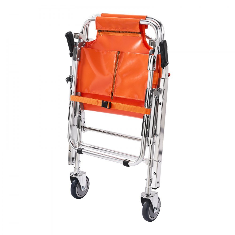 Krzesło schodowe EMS, nośność 159 kg, składany aluminiowy wózek inwalidzki do wspinaczki awaryjnej z 2 kołami, przenośna winda schodowa, karetka pogotowia, strażak, ewakuacja dla osób starszych i niepełnosprawnych