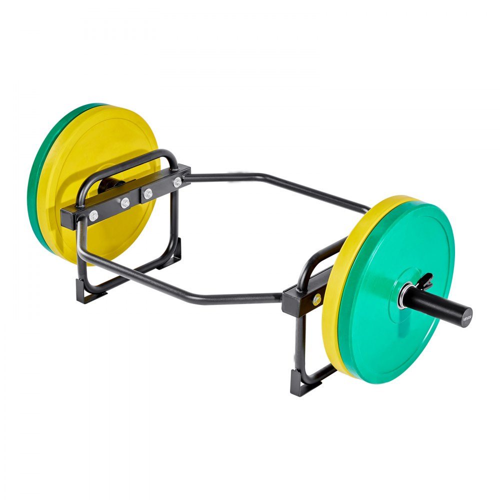 Trap Bar Barre d'haltères hexagonale 50 mm Capacité de charge de 240 kg Équipement d'haltérophilie et de musculation Gym à domicile pour squats Deadlifts Presse à épaules Noir