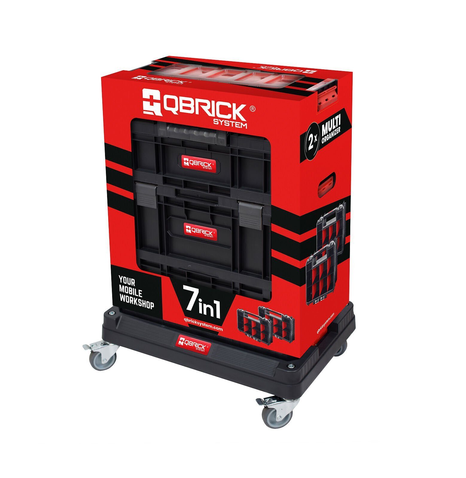 #SALE# 7 in 1 XXXL workshop trolley roll box tool box mobile workshop tool trolley