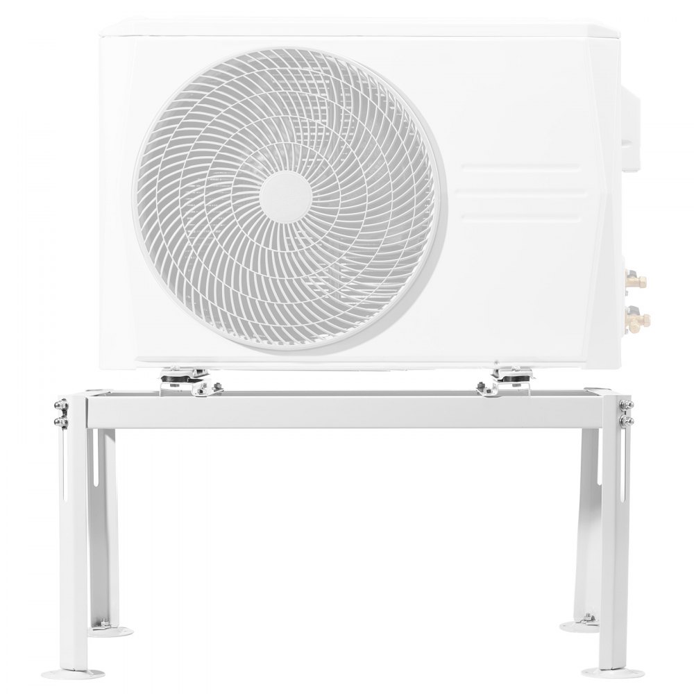 Support de sol pour climatiseur, mini support divisé anti-vibration pour pompes à chaleur de climatiseur sans conduit de 9 000 à 24 000 BTU, support de base AC pour montage au sol avec max. Capacité de charge de 200 kg Support de sol pour climatiseur, mini support divisé anti-vibration pour pompes à chaleur de climatiseur sans conduit de 9 000 à 24 000 BTU, support de base AC pour montage au sol avec max. Capacité de charge de 200 kg