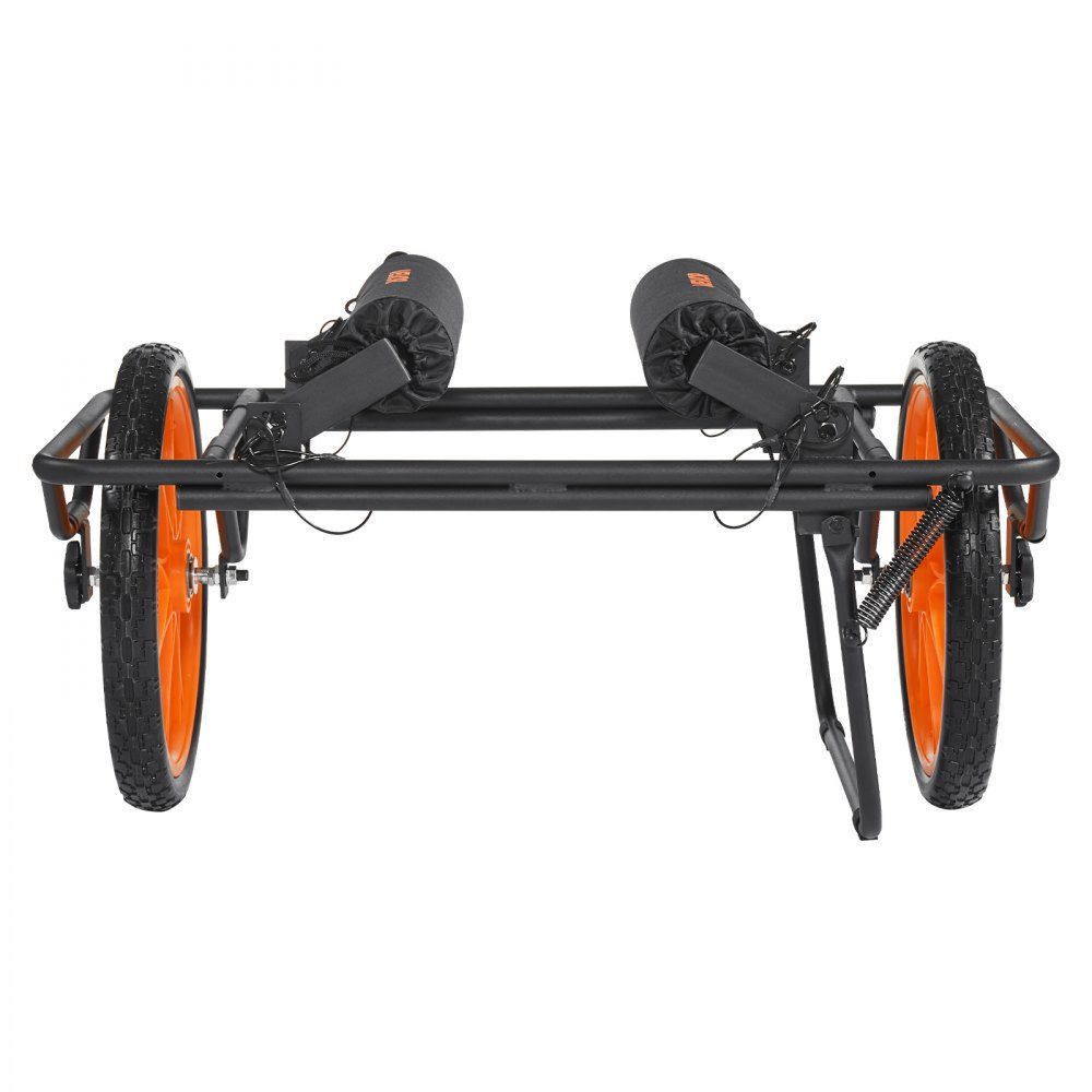 Kayak Trolley 150kg Canoe Trolley with 15" Solid Tires and Tie Down Strap Boat Trolley for Transporting Kayaks Canoes Paddleboards Jon Boats Water Sports Equipment 770 x 495 x 425mm