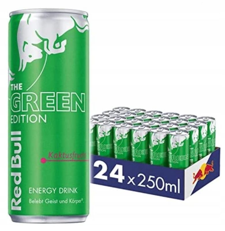 Red Bull Cactus - 12x250ml - Refreshing energy drink