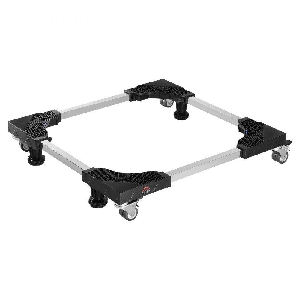 Châssis pour machine à laver, capacité de charge de 500 kg, base mobile avec roues jumelées verrouillables et 4 freins, chariot à meubles réglable de 69,85 à 89,9 cm pour lave-linge, réfrigérateur et sèche-linge Châssis pour machine à laver, capacité de charge de 500 kg, base mobile avec roues jumelées verrouillables et 4 freins, chariot à meubles réglable de 69,85 à 89,9 cm pour lave-linge, réfrigérateur et sèche-linge