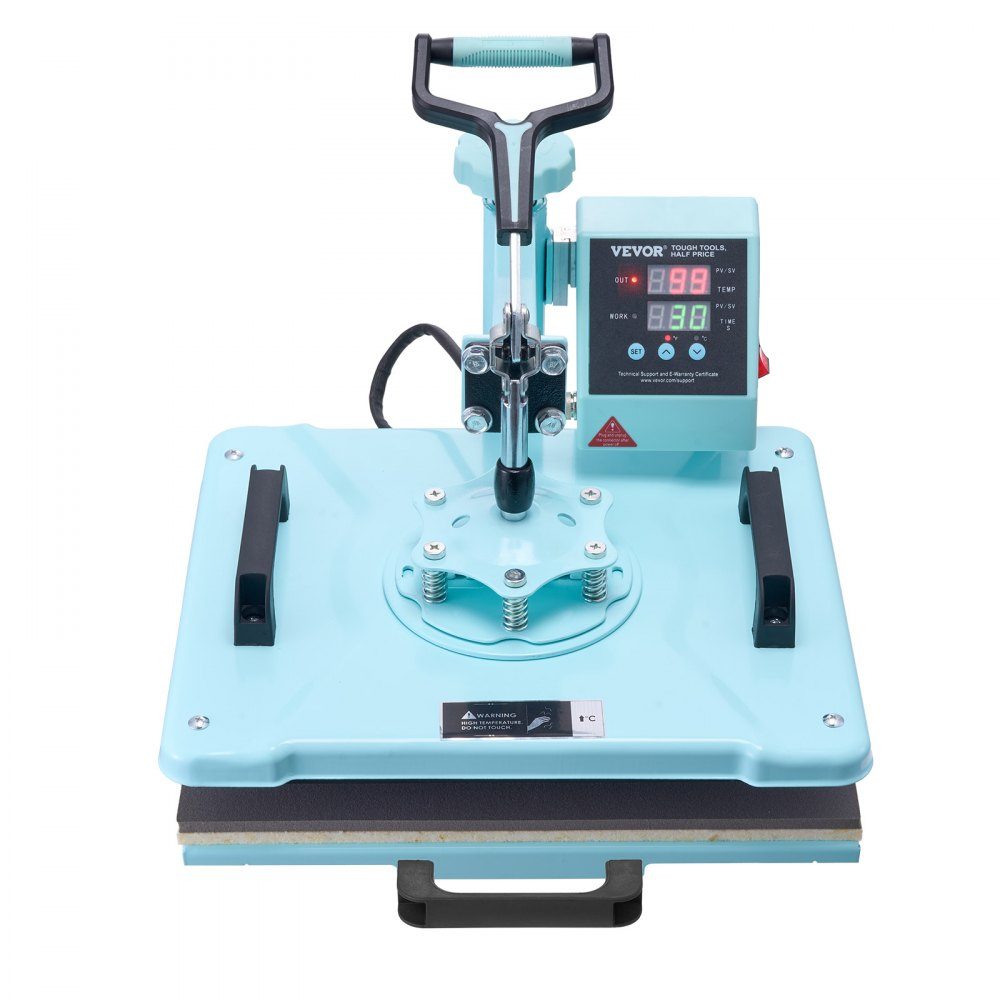 Transferpresse, 30 x 38 cm, 8-in-1-Tumblerpresse, T-Shirts, Blau