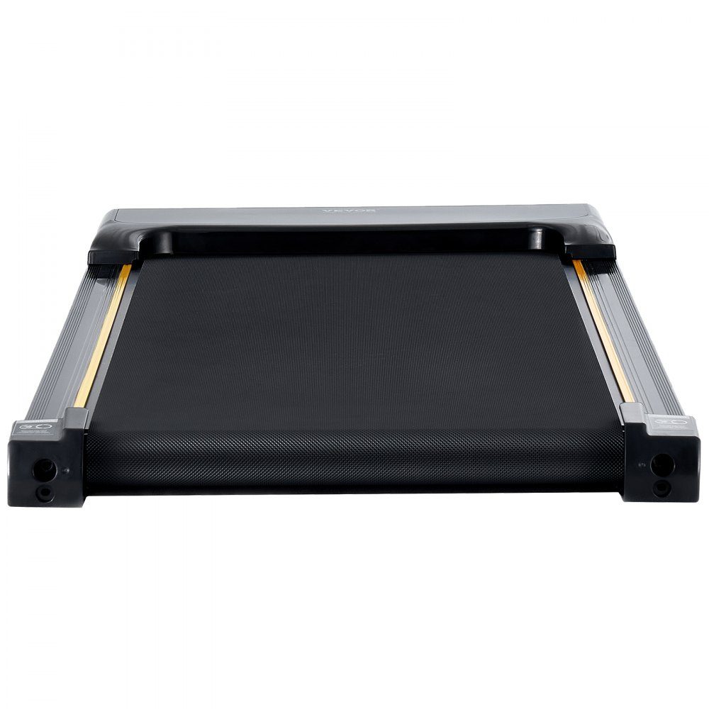 Walking Pad Laufband unter dem Schreibtisch, Laufband für die Arbeit, Arbeitslaufband mit 120 kg Tragkraft, tragbares Pad mit 2,5 PS, Fernbedienung, LED-Anzeige 1-6 km/h, Schwarz