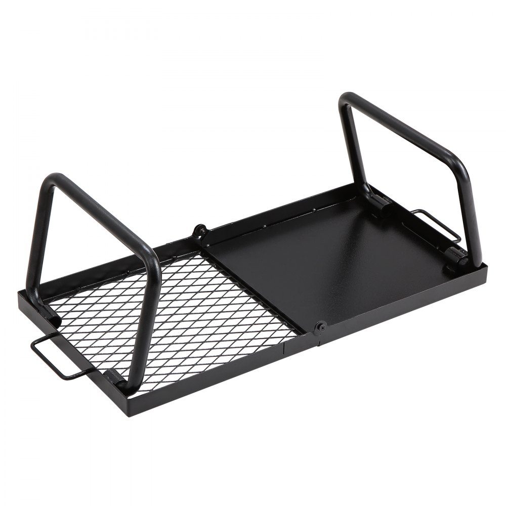 BBQ Gills Holzkohlegrill Klappgrill Tischgrill 570 x 285 x 230 mm, 6 kg Tragkraft tragbarer Reisegrill Outdoor Campinggrill 300 ℃, Grillrost + Grillplatte für Gartenpartys, Picknicks, Terrasse
