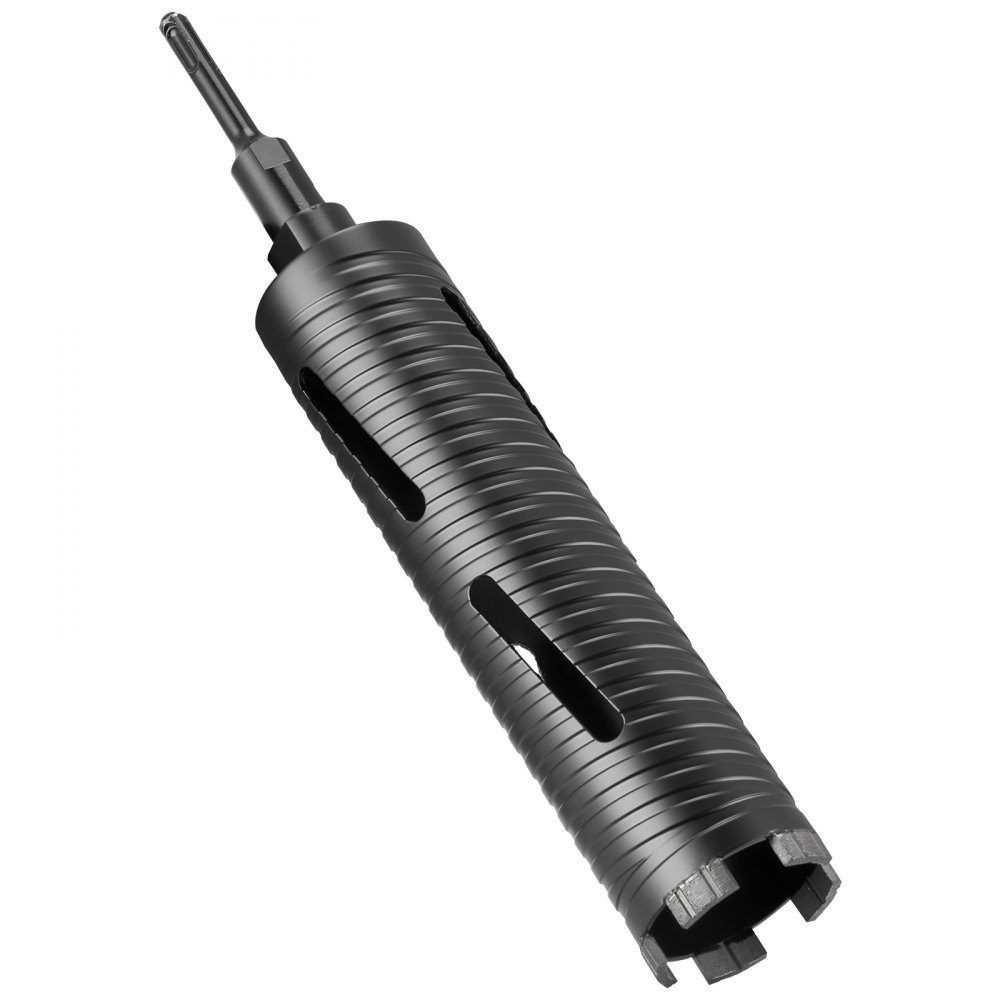 Wiertarka rdzeniowa φ 64 mm Głębokość wiercenia 241 mm, gwint wewnętrzny M16, wiertarka diamentowa na sucho Wiertło rdzeniowe z 3 adapterami Wiertło pilotujące Klucz imbusowy do muru z cegły żelbetowej