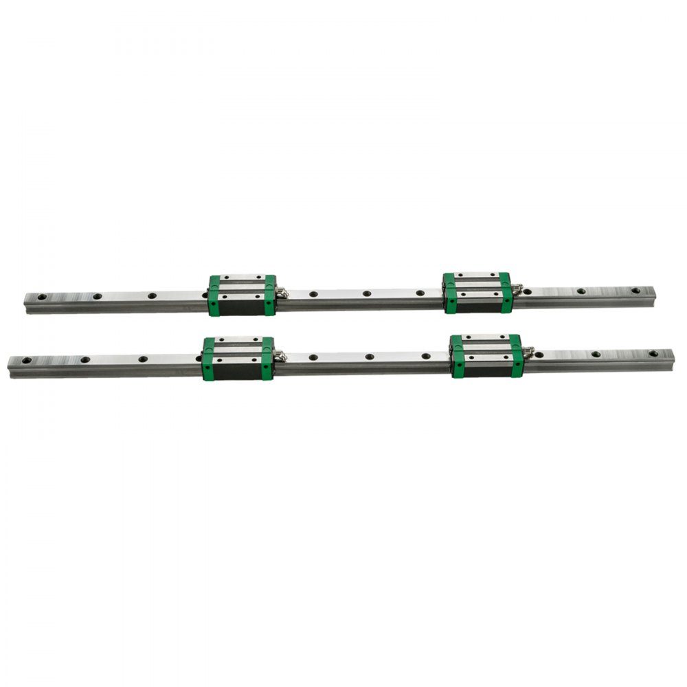 Linear Guide HSR 20 Series Linear Rails, 1700mm Length Linear Shaft CNC Linear Guide with 4 HSR 20 UU Bearing Blocks, Linear Guide Rail for CNC Machine, Lathes, Linear Guide Rail