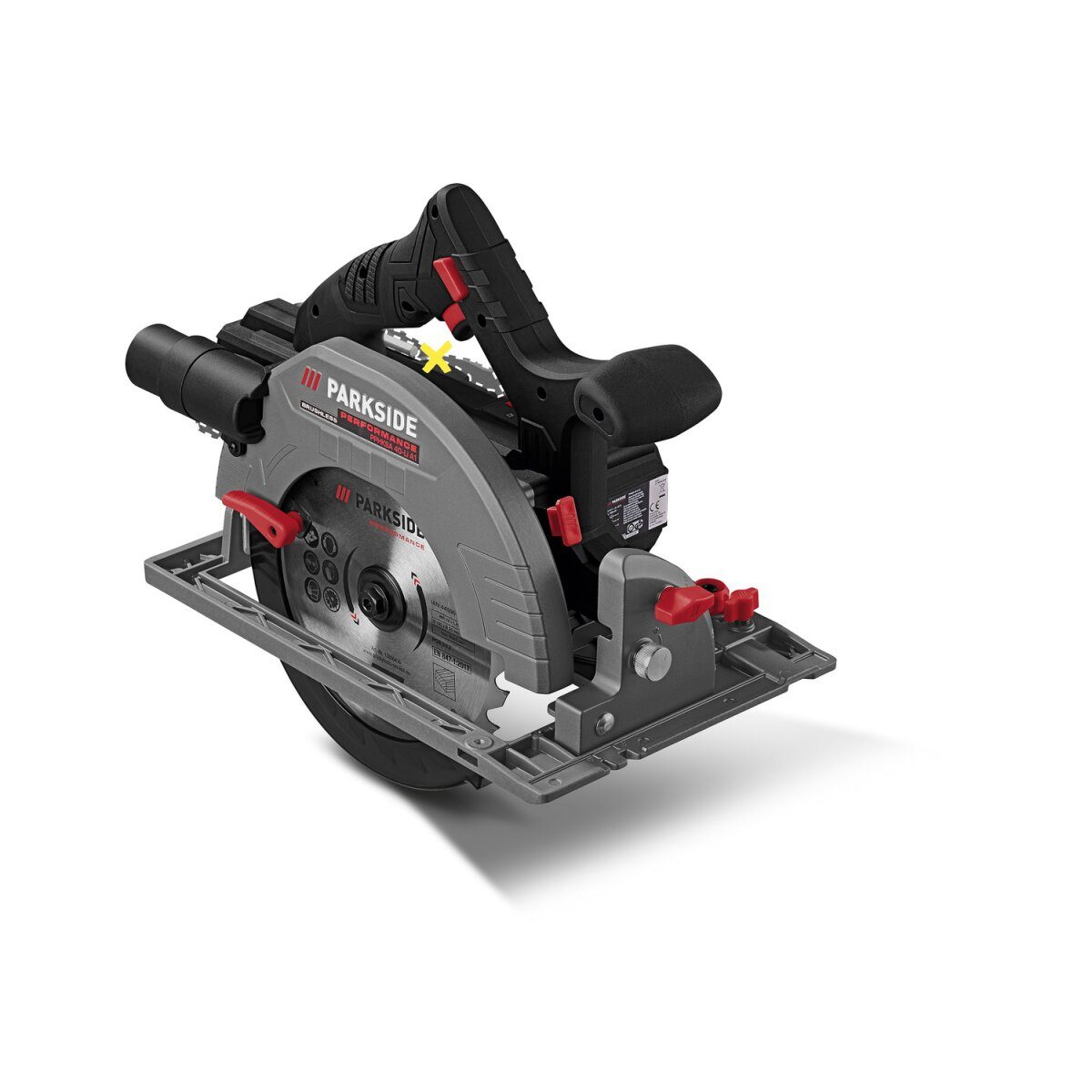 Scie circulaire portative sans fil PARKSIDE PERFORMANCE® 40 V « PPHKSA 40-Li A1 », sans batterie ni chargeur