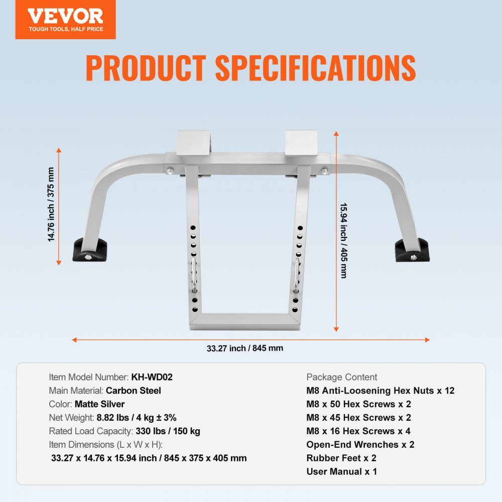 Ladder Stabilizer 150kg, Steel Ladder Roof Hook, Ladder Stabilizer with Span/Wall Extension Accessories, Wall Ladder Spacer, Sturdy Ladder Spacer Arms for Guttering