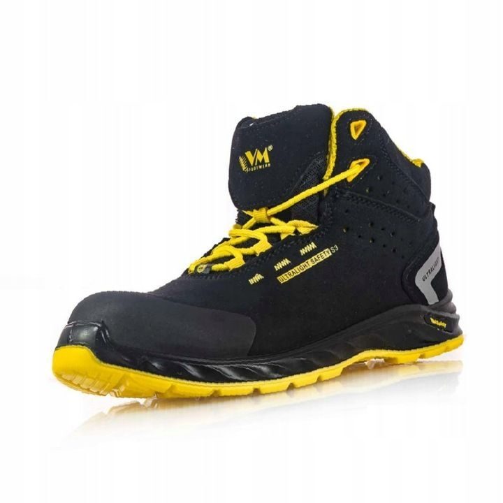 Super light, comfortable work shoes for the construction site industry S3