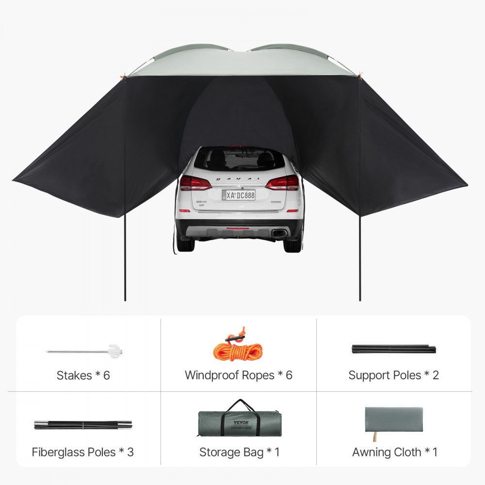 Sonnensegel Wohnwagen 3x2,1m Sonnendach Wohnmobil UV50+ UV-Schutz Markise 190T Polyestergewebe Markise PU2000mm wasserdicht inkl. Tragbare Tasche. Ideal für Campingausflüge mit Familientreffen Sonnensegel Wohnwagen 3x2,1m Sonnendach Wohnmobil UV50+ UV-Schutz Markise 190T Polyestergewebe Markise PU2000mm wasserdicht inkl. Tragbare Tasche. Ideal für Campingausflüge mit Familientreffen