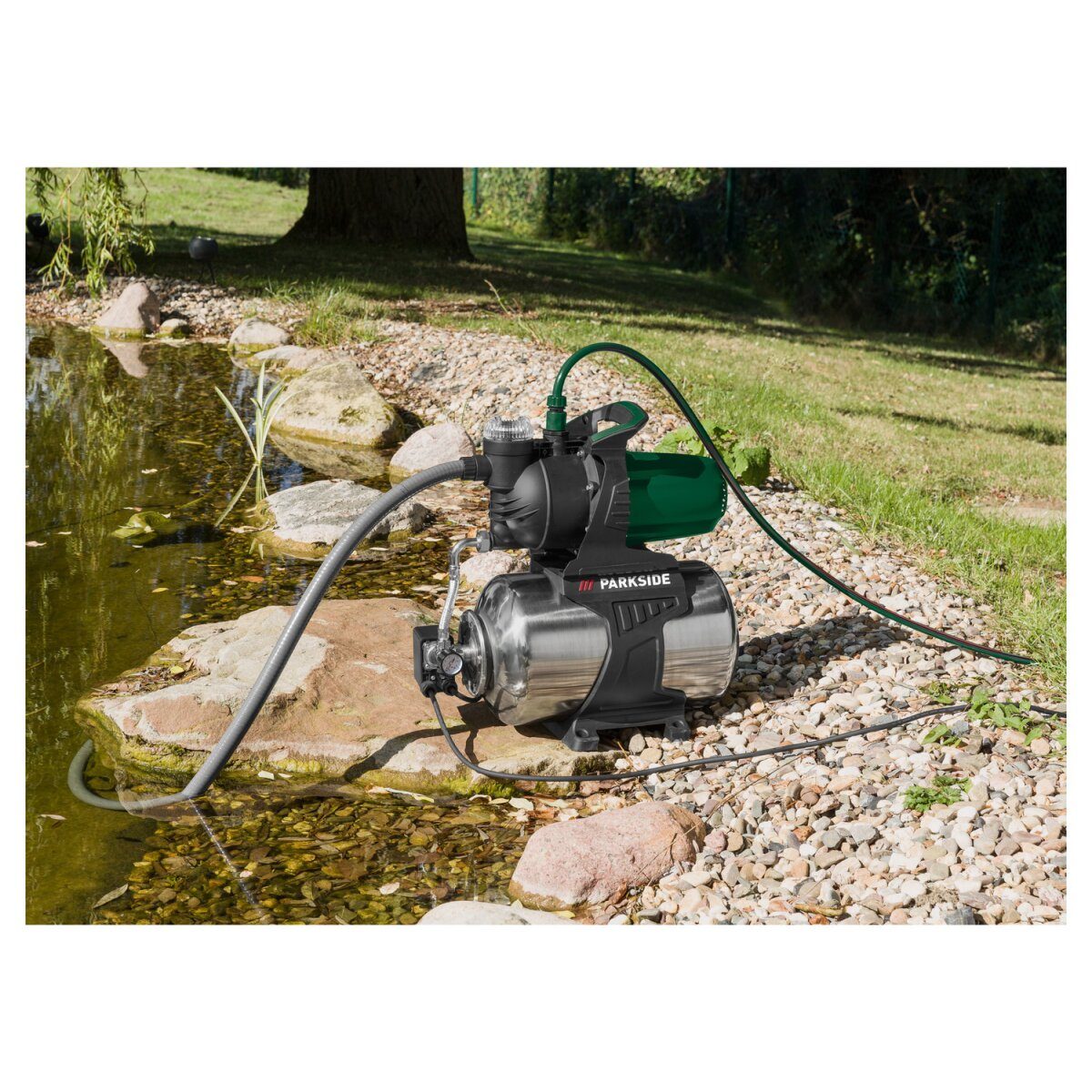 PARKSIDE® domestic waterworks stainless steel »PHWW 1300 B1«, 24 liter tank