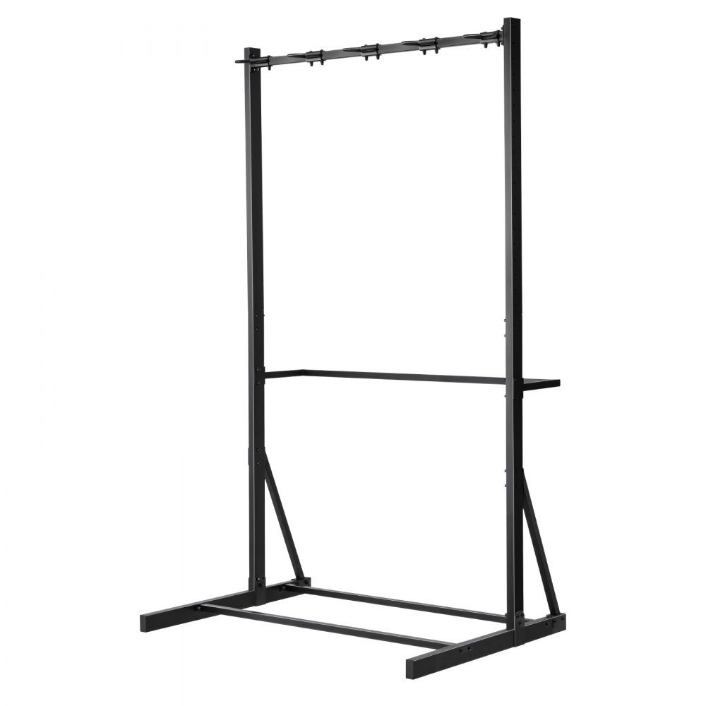 Porte-vélos pour 5 vélos, support de vélo avec 5 crochets robustes, acier au carbone, capacité de charge de 300 lb, support de sol vertical pour garage, salon, hangar intérieur