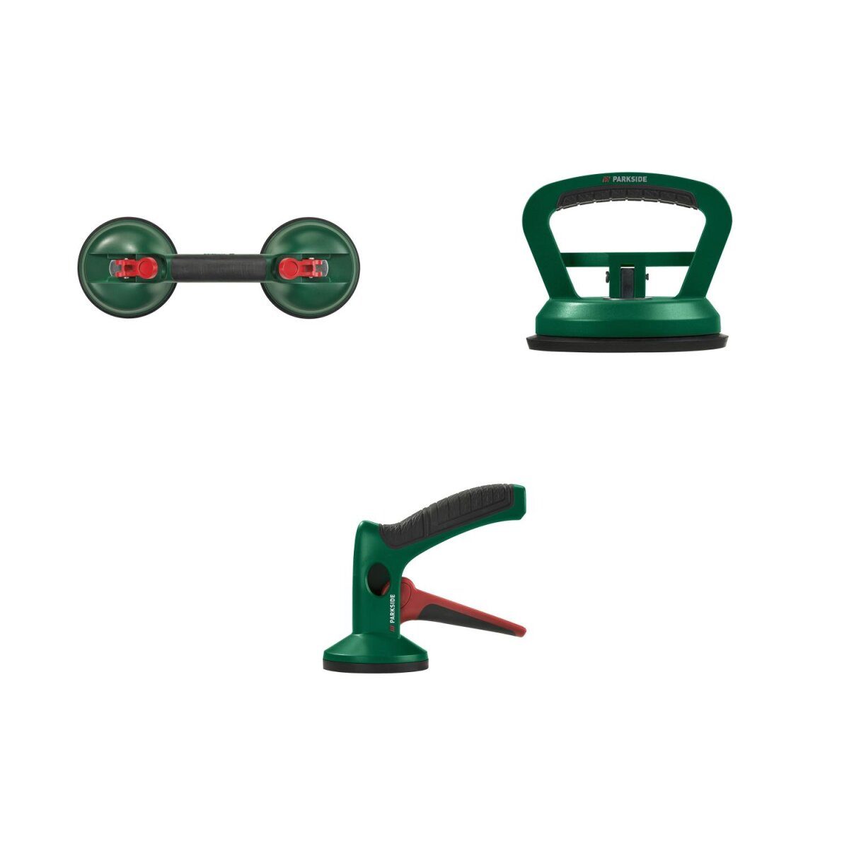 PARKSIDE® dubbele zuigheffer / zuigheffer / mini zuigheffer met één hand