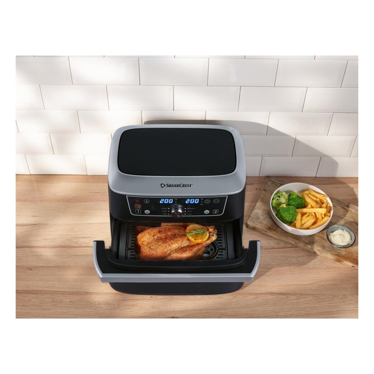 SILVERCREST® Ultrazone Airfryer »SHFDA 2600 A1«, 2x 5,5 l – Artikelnr. HT-58167