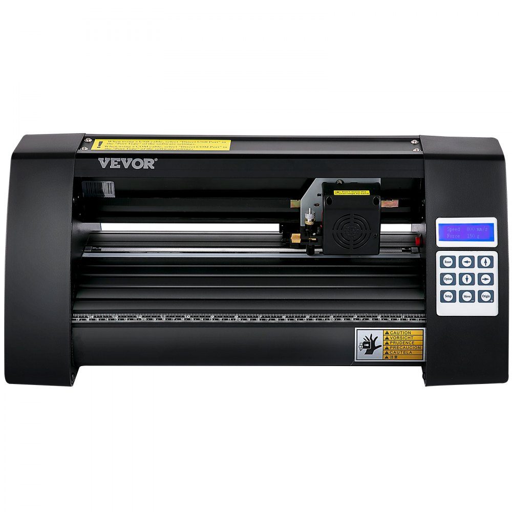 Film cutting plotter 375 mm, film cutter max. cutting width 285 mm, plotter machine Signmaster software, plotter Windows compatible, film plotter semi-automatic cutting accuracy ±0.001 mm