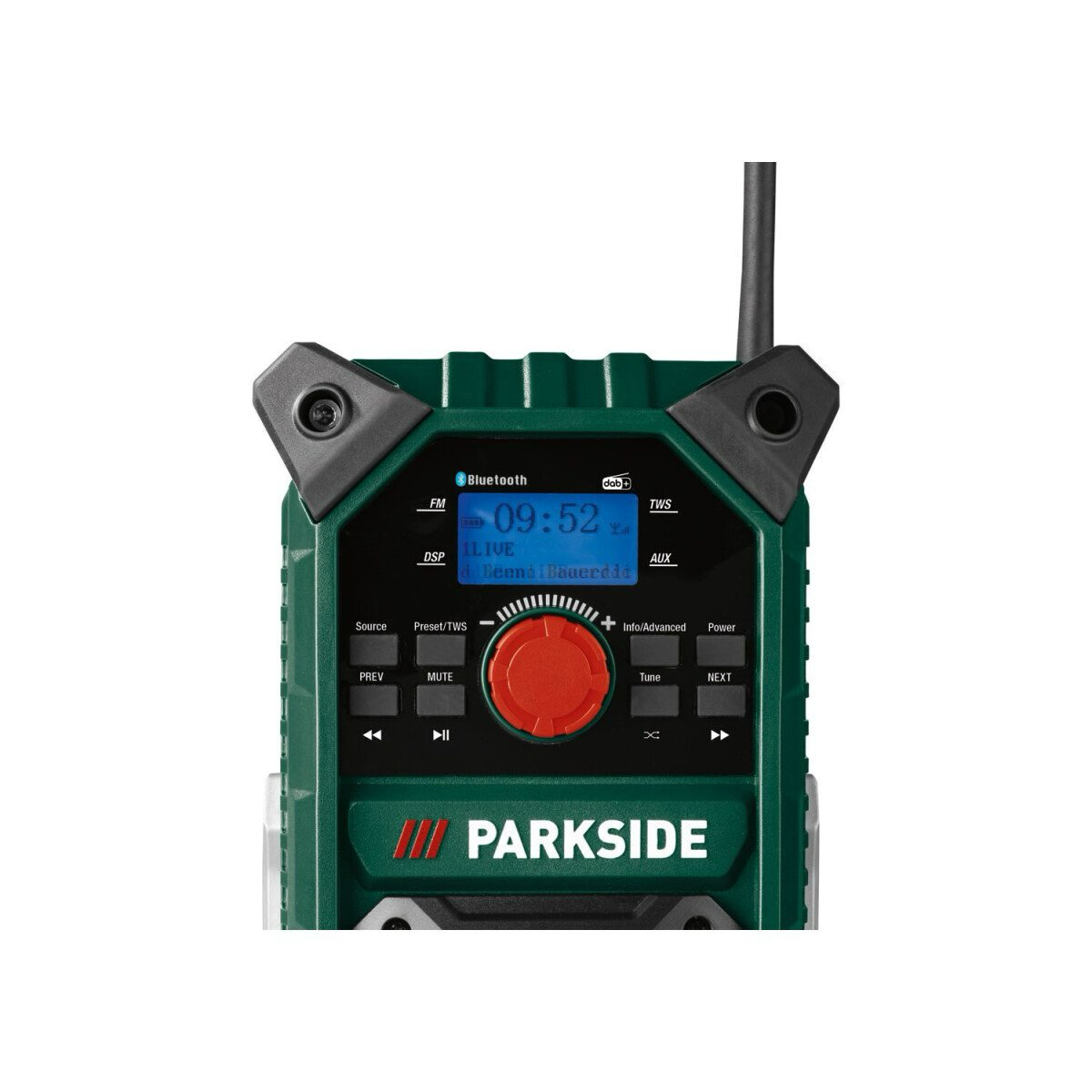 PARKSIDE® Akku-Baustellenradio PABR 20-Li A1 (ohne Akku und Ladegerät) PARKSIDE® Akku-Baustellenradio PABR 20-Li A1 (ohne Akku und Ladegerät)