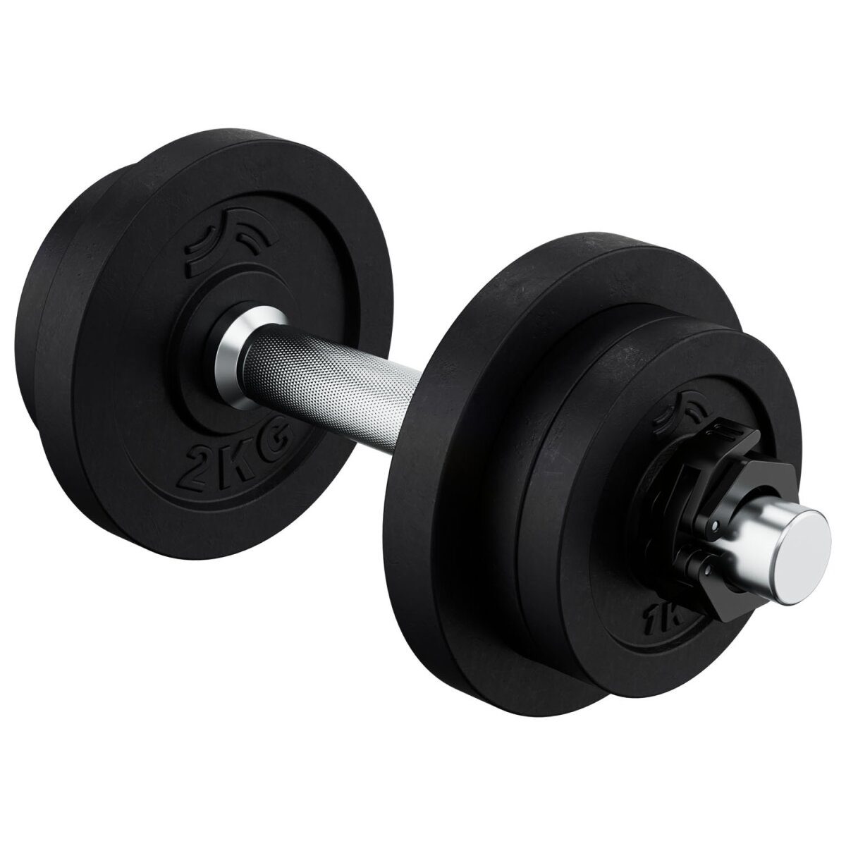 CRIVIT Halterset met Stalen Handvat 10kg