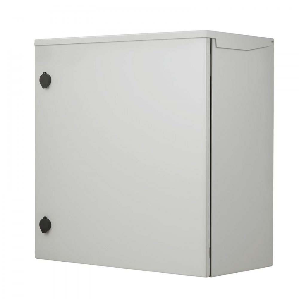 Panel Electrical Enclosure, 600 x 600 x 300mm, NEMA 4 Outdoor Enclosure, IP66 Waterproof and Dustproof, Cold Rolled Steel, Indoor Outdoor Folding Junction Box with Rain Cover