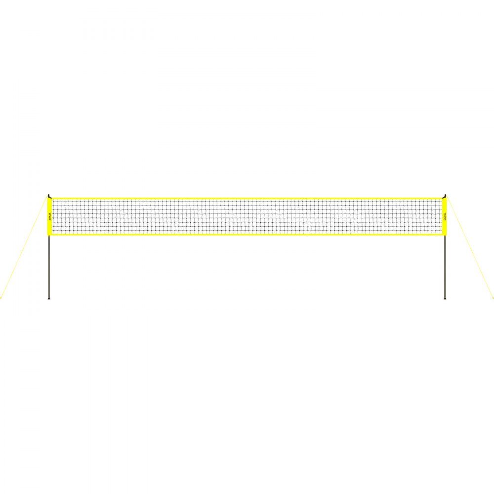 Volleyball Net Height Adjustable Volleyball Net Set, Portable Beach Volleyball Net, Outdoor Volleyball Net, Foldable Volleyball Net with Volleyball and Carry Bag, for Garden, Beach, Lawn, etc