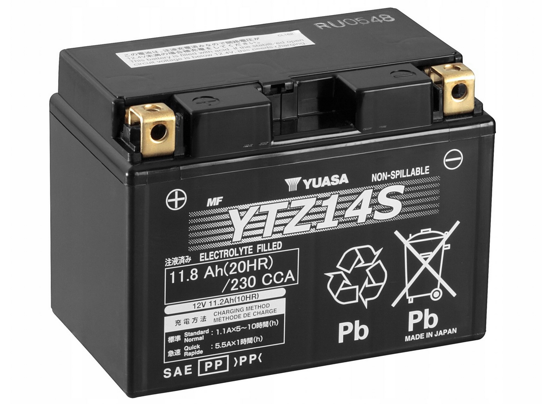 YUASA YTZ14S AGM 11.8Ah 230A – Part No. HT-47048