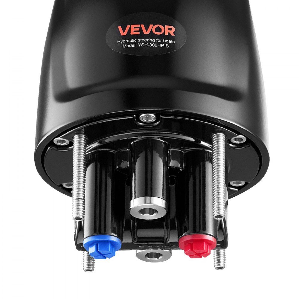 Outboard Hydraulic Steering Kit 220kW (300HP) Hydraulic Boat Steering System with 6.9MPa Steering Pump, Two Way Lock Cylinder and 7.9m Hoses, for Single Helm, Single Engine