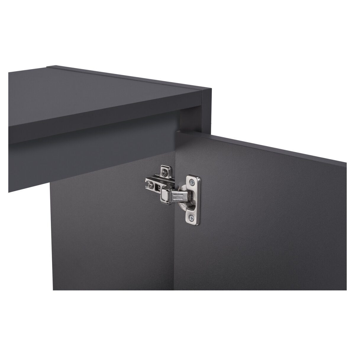 LIVARNO home “Oslo” washbasin cabinet with 2 doors, anthracite