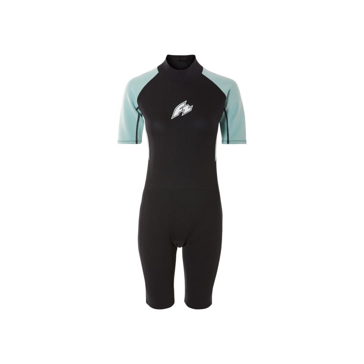 F2 women's neoprene shorts with back zip (S(36/38))