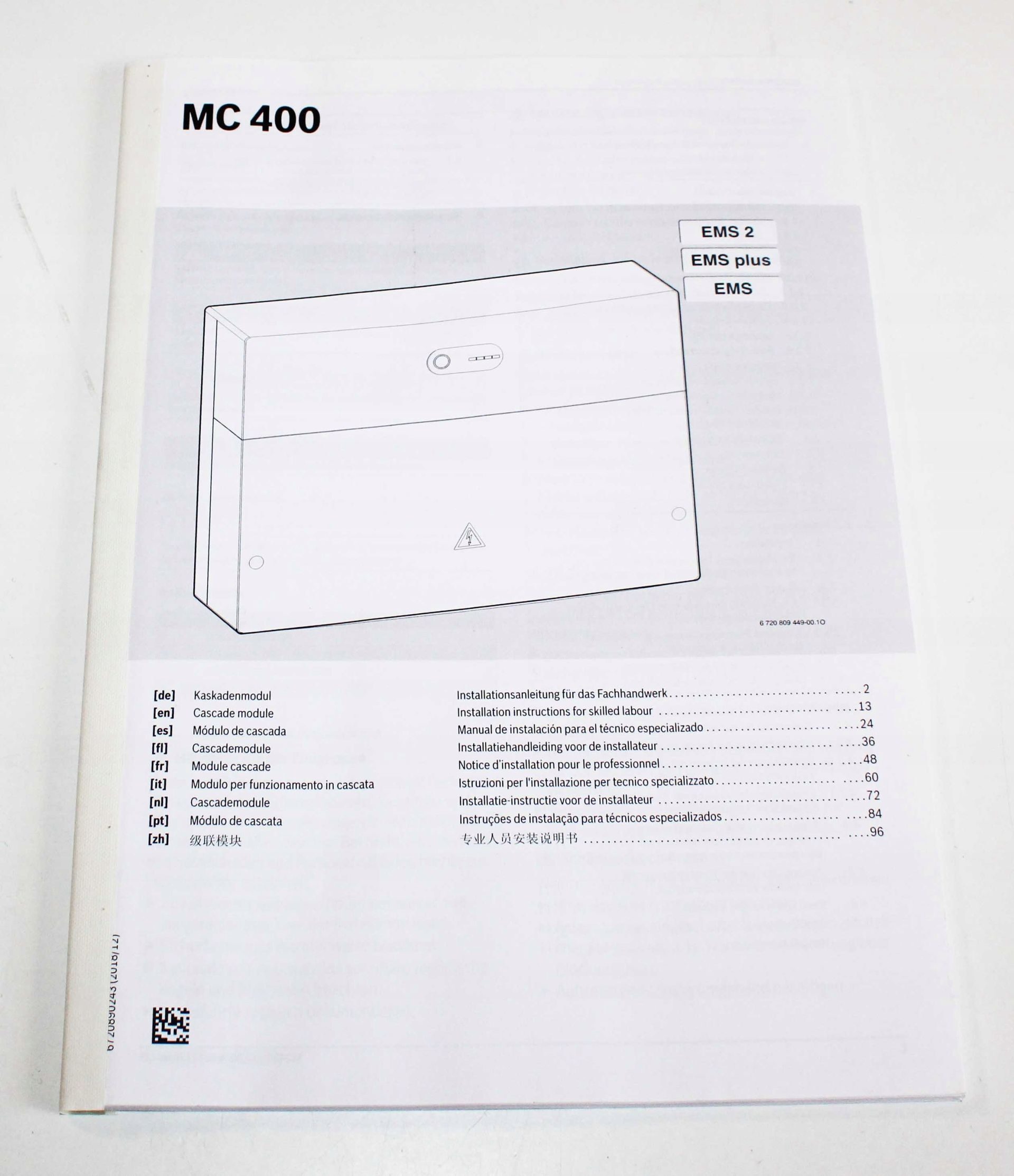 Bosch Module pilote Junkers MC400 EMS 2/ Plus 7738111001