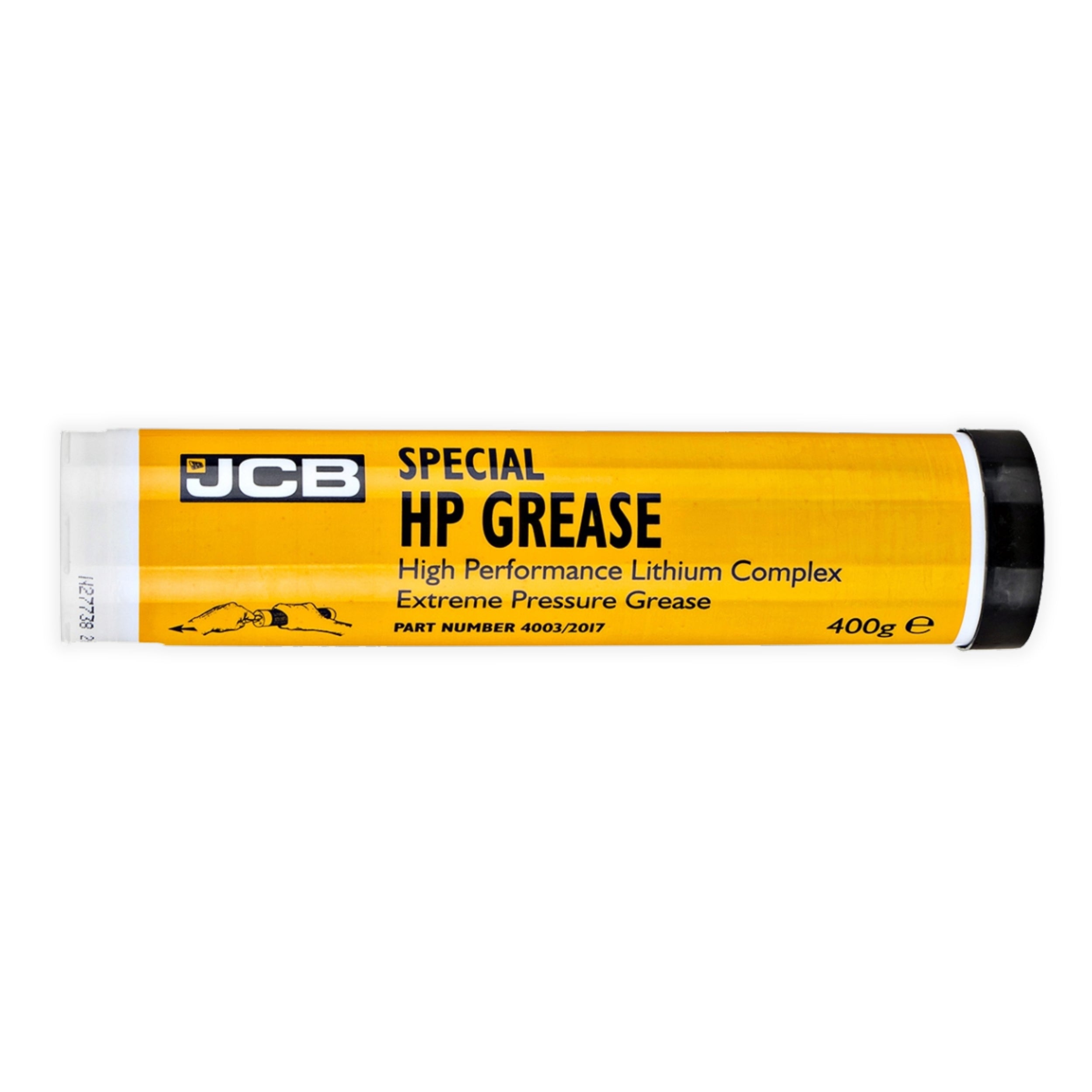 24 x JCB 4003/2017 Original HP Fetttube 400 g
