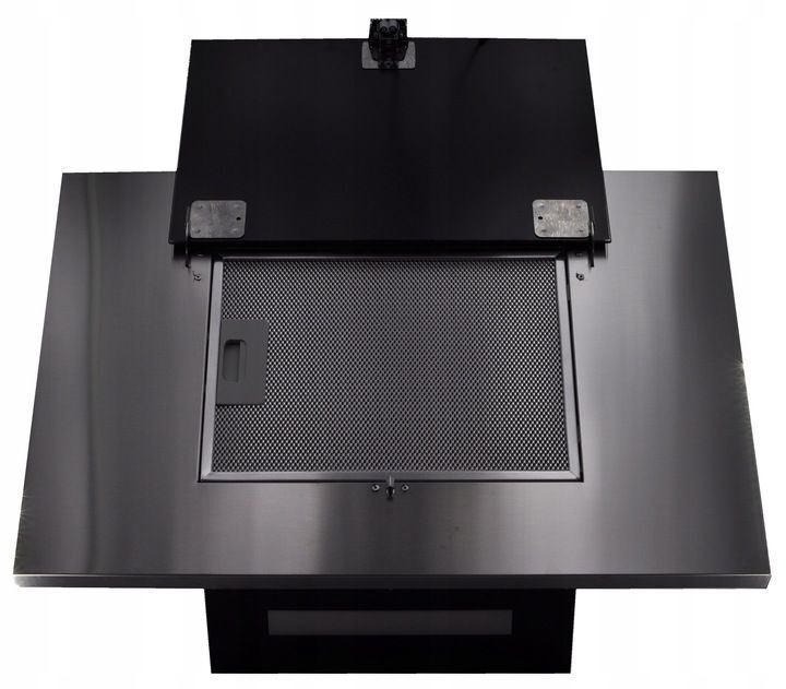 Afzuigkap zilver LED 50cm glas SILENT Stil