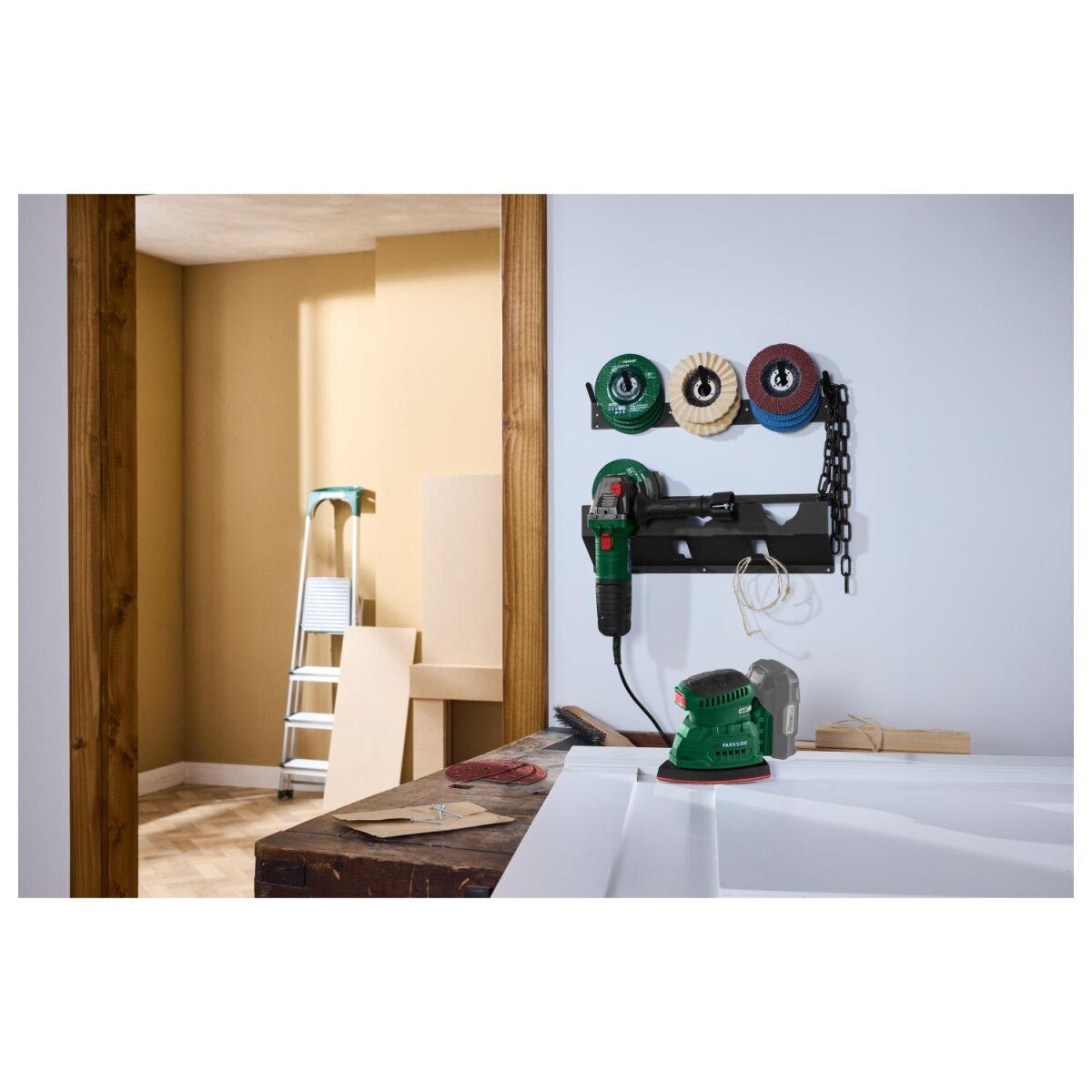 PARKSIDE® 20 V eccentric sander “PAEXSG 20-Li B1” / 20 V multi-sander “PAMSG 20-Li B1”, without battery and charger (20V battery-powered multi-sander)