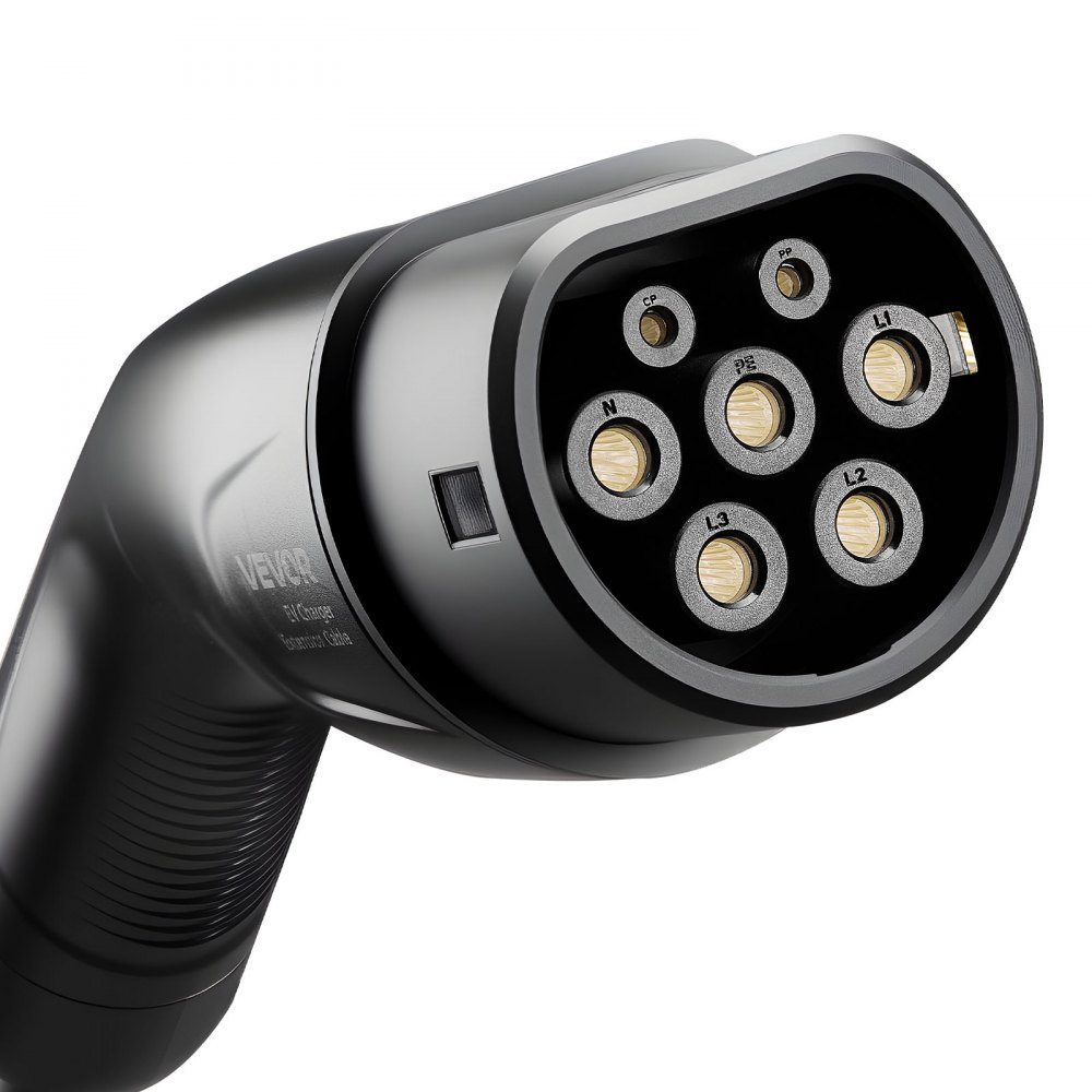 EV-Ladekabel, 16 A, 10 m, max. 11 kW, Verlängerungskabel, kompatibel mit Ladegeräten für Elektrofahrzeuge vom Typ 2, 3-Phasen-Wechselstrom, 480 V, 50 Hz, IP65, Autoladekabel mit Tragetasche