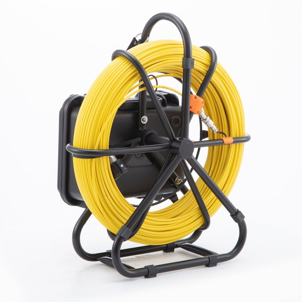 Pipe camera inspection camera, sewer camera, pipe inspection camera 228.6mm, 720p screen, pipe camera 119.79m