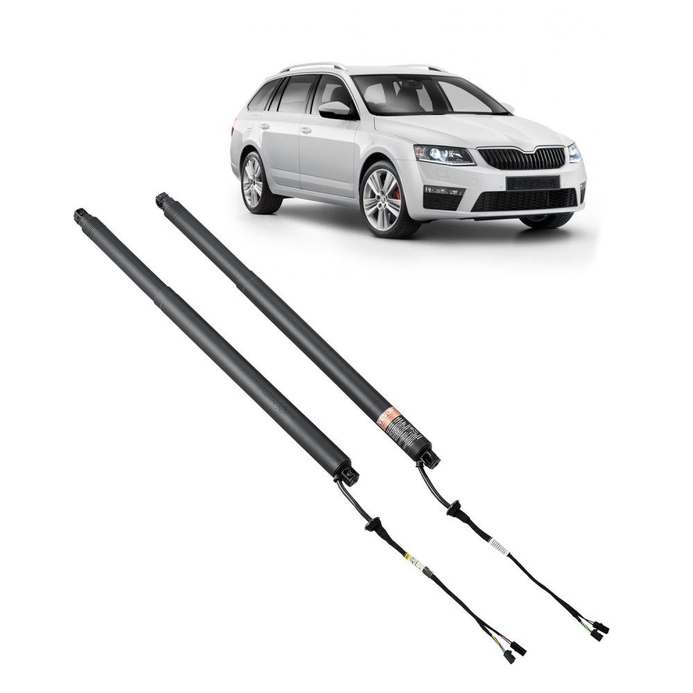 2 x Heckklappen-Hebeunterstützung hinten links und rechts, kompatibel mit Skoda Octavia III 2012-2020, elektrische Heckklappen-Stoßdämpferstrebe, ersetzt OE-Nummer 575827851, 575827851A, 575827851B