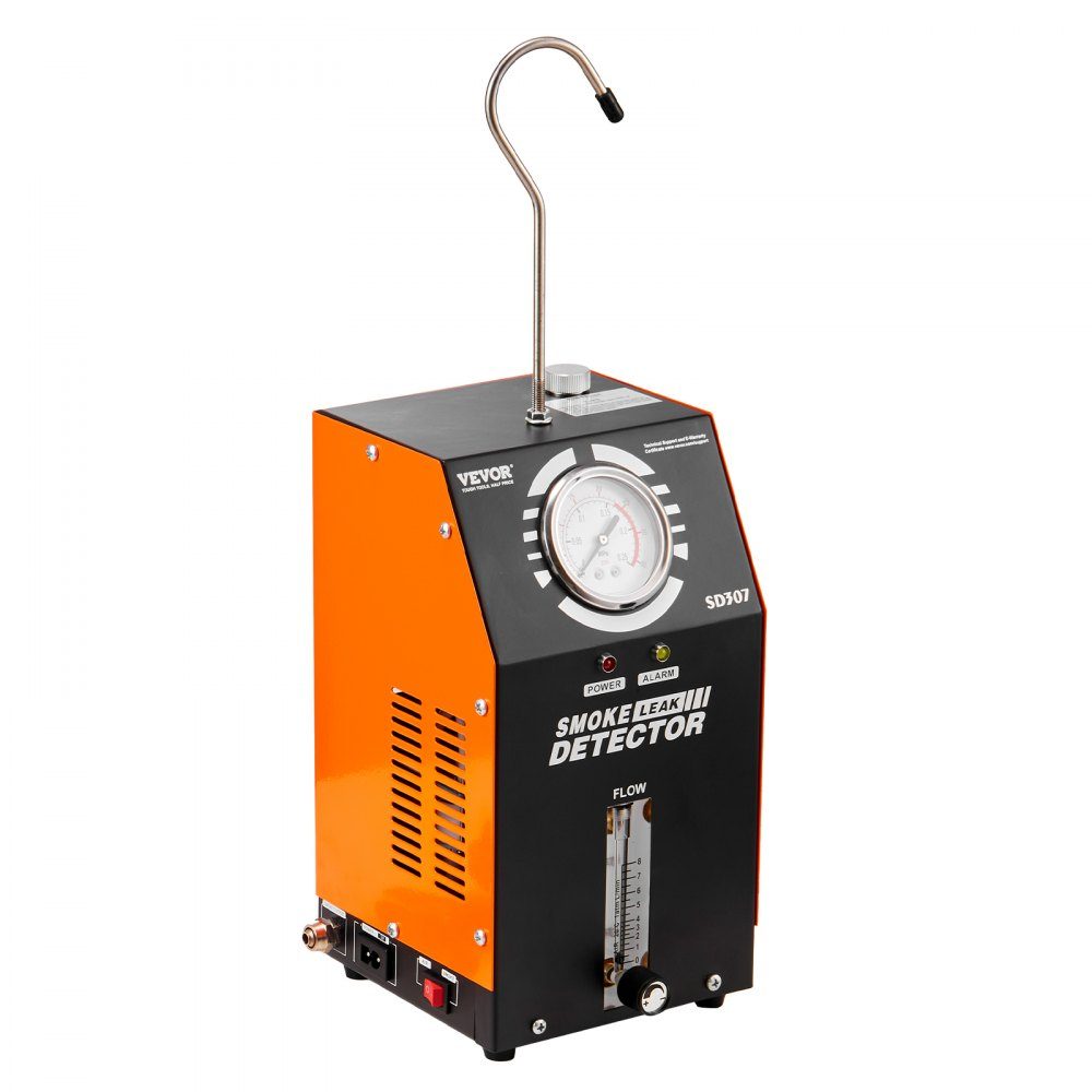 Autorookmachine rookmachine lekdetector 8 L/min, autorookmachine luchtmodus & rookmodus twee modellen, lekdetector met manometer en luchtpompen, lekdetector voor mistmachines