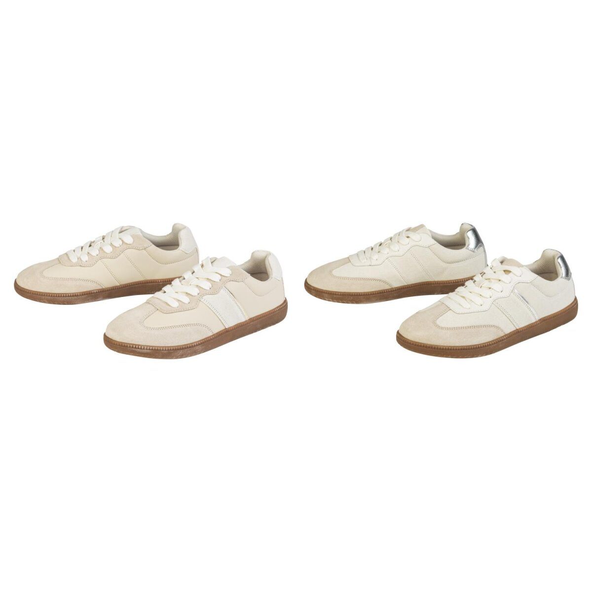 esmara® Damen-Sneaker mit Leder
