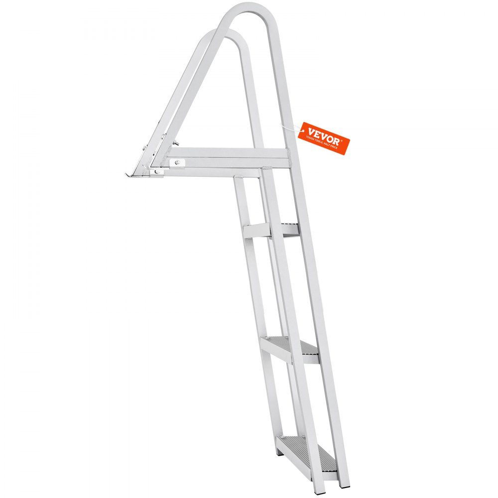 Anlegeleiter 3 Stufen 159 kg abnehmbare Bootsanlegeleiter 610 x 455 x 1225 mm