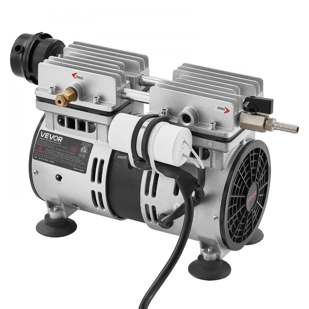 Teichbelüfter, Luftkompressor 590 W, Nenndrehzahl 1400 U/min, Teichbelüftungspumpe, max. Druck 0,3 MPa, Einstelltemperatur -5 °C bis 40 °C, inklusive Timer, ideal für Teich, Wassergarten