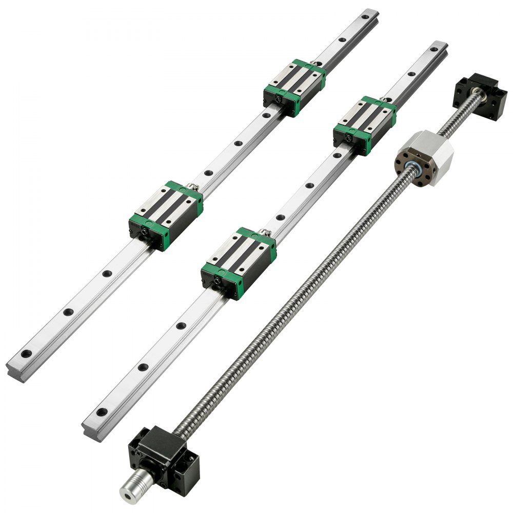 Linearführung HGR 20-1700 mm Linearschiene mit 4 Stück Gleitblock-Kugelumlaufspindel-Führungsschiene für 3D-Drucker-CNC-Maschine