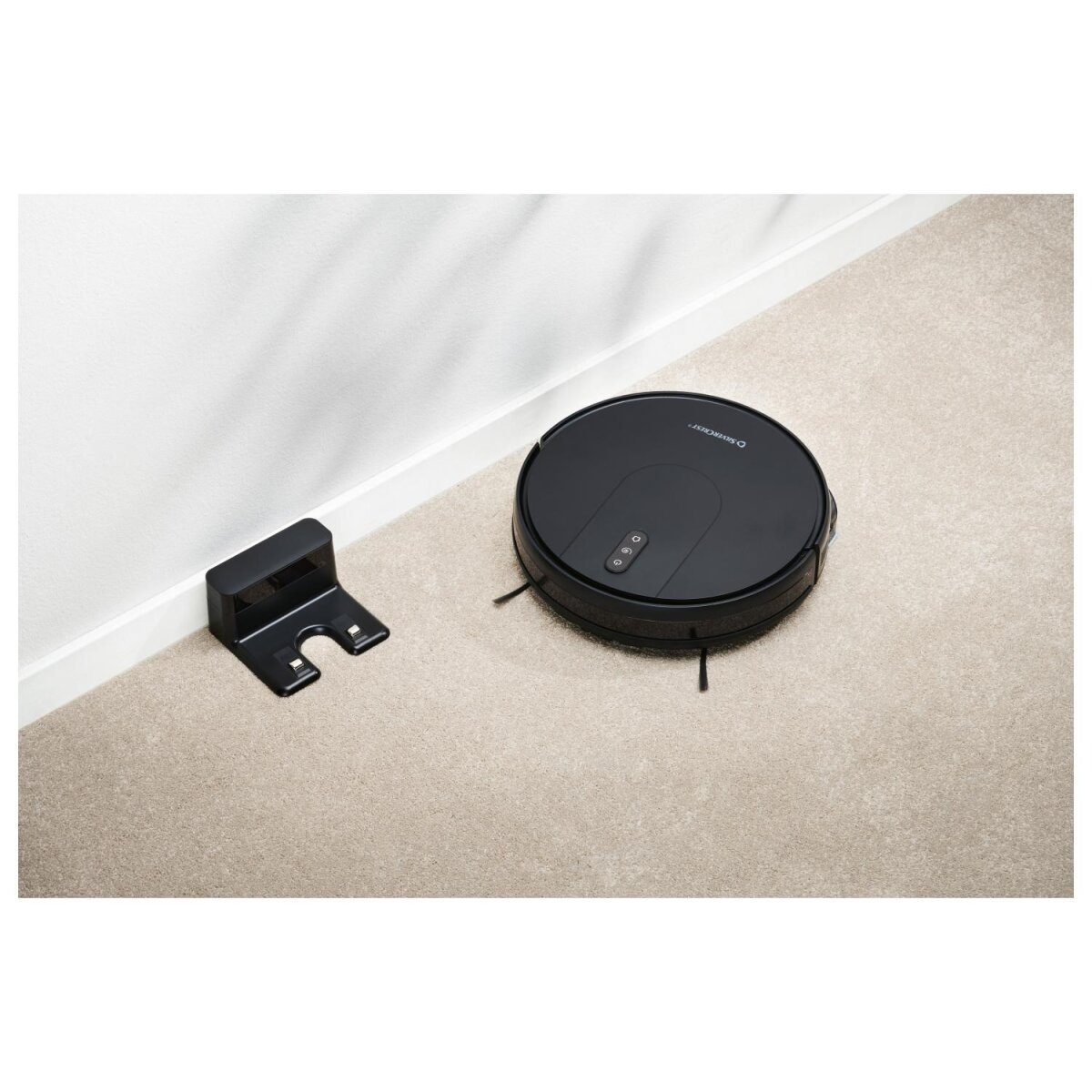 SILVERCREST® vacuum robot SSWR C3, with wiping function, black