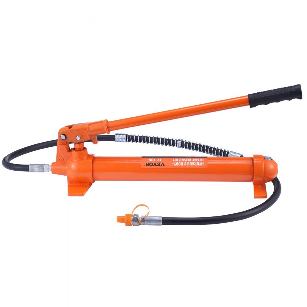 Hydraulic Jack Air Pump 12T Air Hydraulic Jack 135mm Stroke Red Includes 100/195/300/500mm Extension Rod Electrostatic Powder Spraying Car Repair Shop