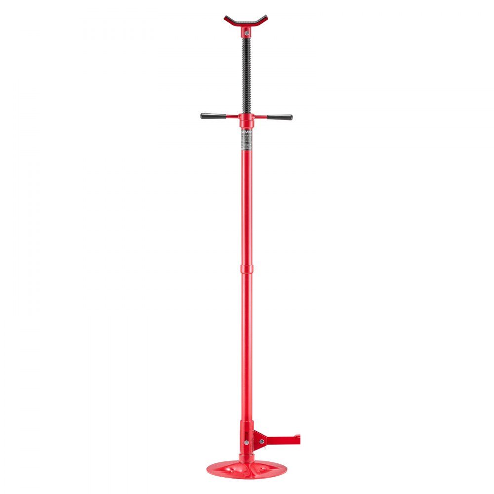 Support de dessous de caisse 750 kg réglable en hauteur (1320-2032 mm) avec poignée rotative à roulement à billes et pédale pour soutenir les composants du véhicule, réparation automobile