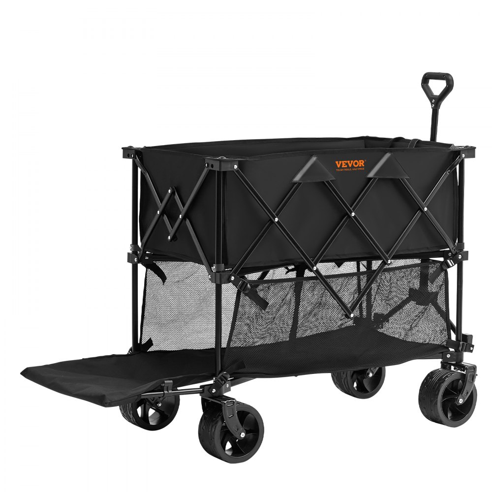Wózek spacerowy 1320 x 565 x 1065 mm wykonany z tkaniny Oxford 600D z powłoką PVC, wózek plażowy, wodoodporny, odporny na promieniowanie UV, max. Ładowność 204 kg, wózek transportowy, wózek na sprzęt, wózek ręczny Wózek spacerowy 1320 x 565 x 1065 mm wykonany z tkaniny Oxford 600D z powłoką PVC, wózek plażowy, wodoodporny, odporny na promieniowanie UV, max. Ładowność 204 kg, wózek transportowy, wózek na sprzęt, wózek ręczny