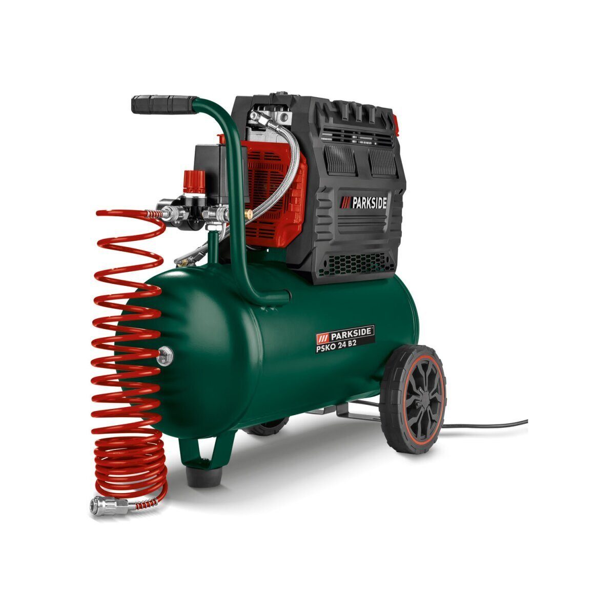 PARKSIDE® silent compressor »PSKO 24 B2«, 257 l/min, up to 8 bar