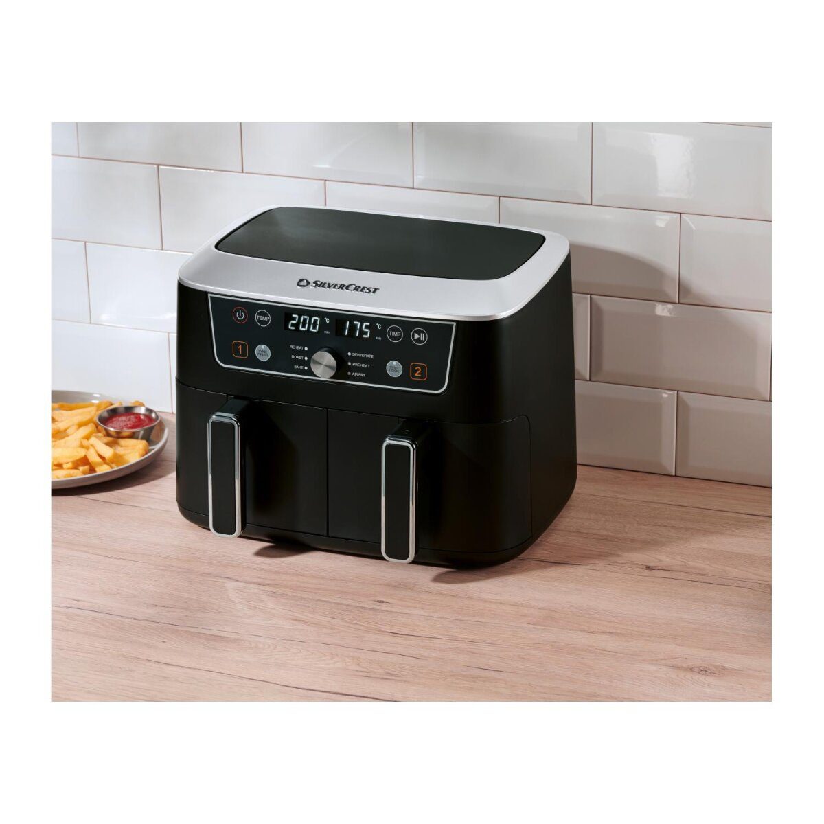 SILVERCREST® heteluchtfriteuse »SHFDD 2600 B2«