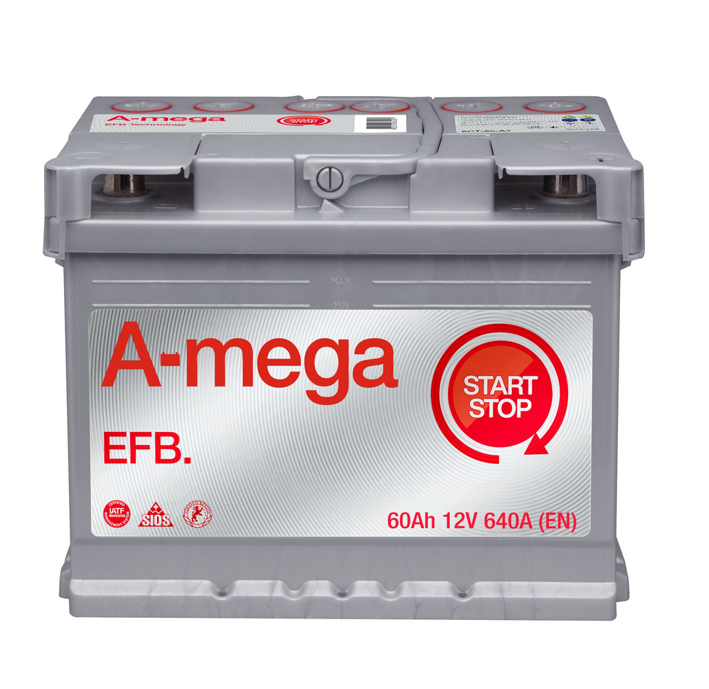 Amega Efb Start&Stop 12v 60ah 640a